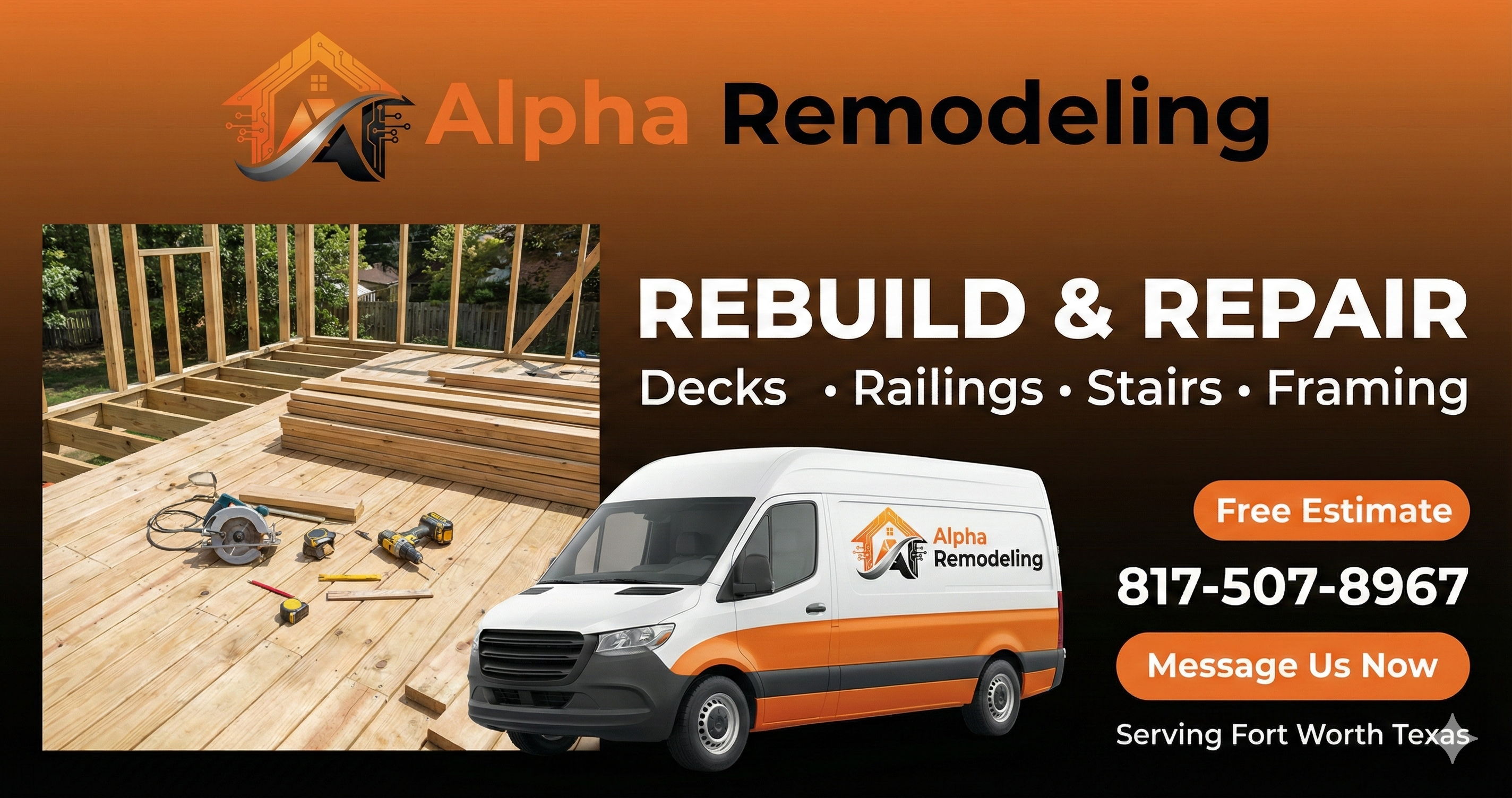Alpha Remodeling Remodeling Service Van